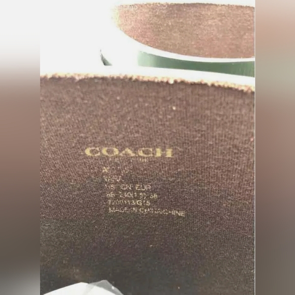 Coach Designer Tara Military Green Waterproof Knee High Rain Boots Women 8B - Picture 7 of 7